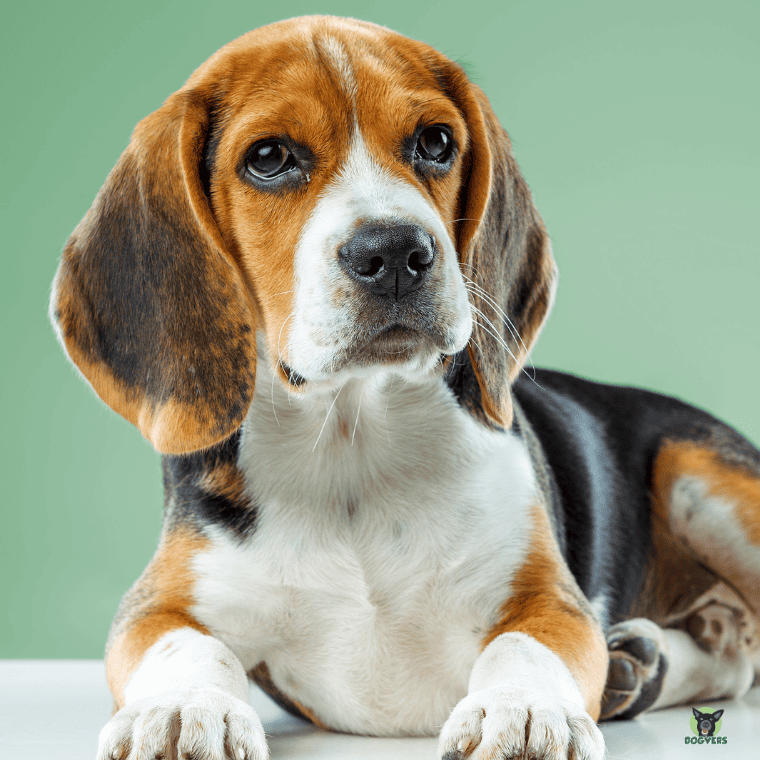 Beagle entspannt liegen Beagle entspannt liegen