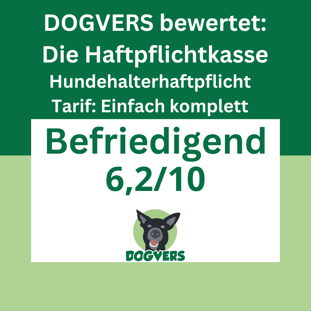 Bewertungssiegel Hundehalterhaftpflicht Haftpflichtkasse befriedigend Bewertungssiegel Hundehalterhaftpflicht Haftpflichtkasse befriedigend