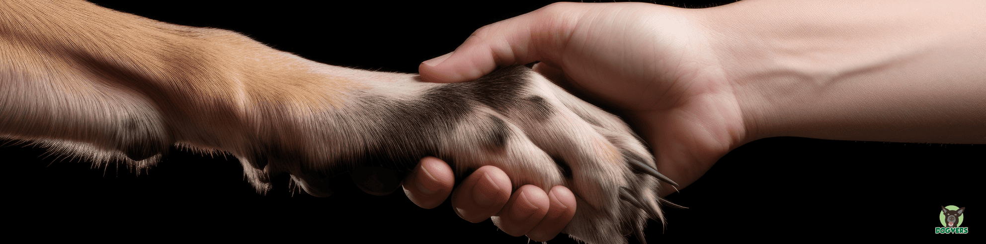 Tierschutz beginnt bei der Absicherung, hund epfote und menschen hand vereint Tierschutz beginnt bei der Absicherung hund epfote und menschen hand vereint