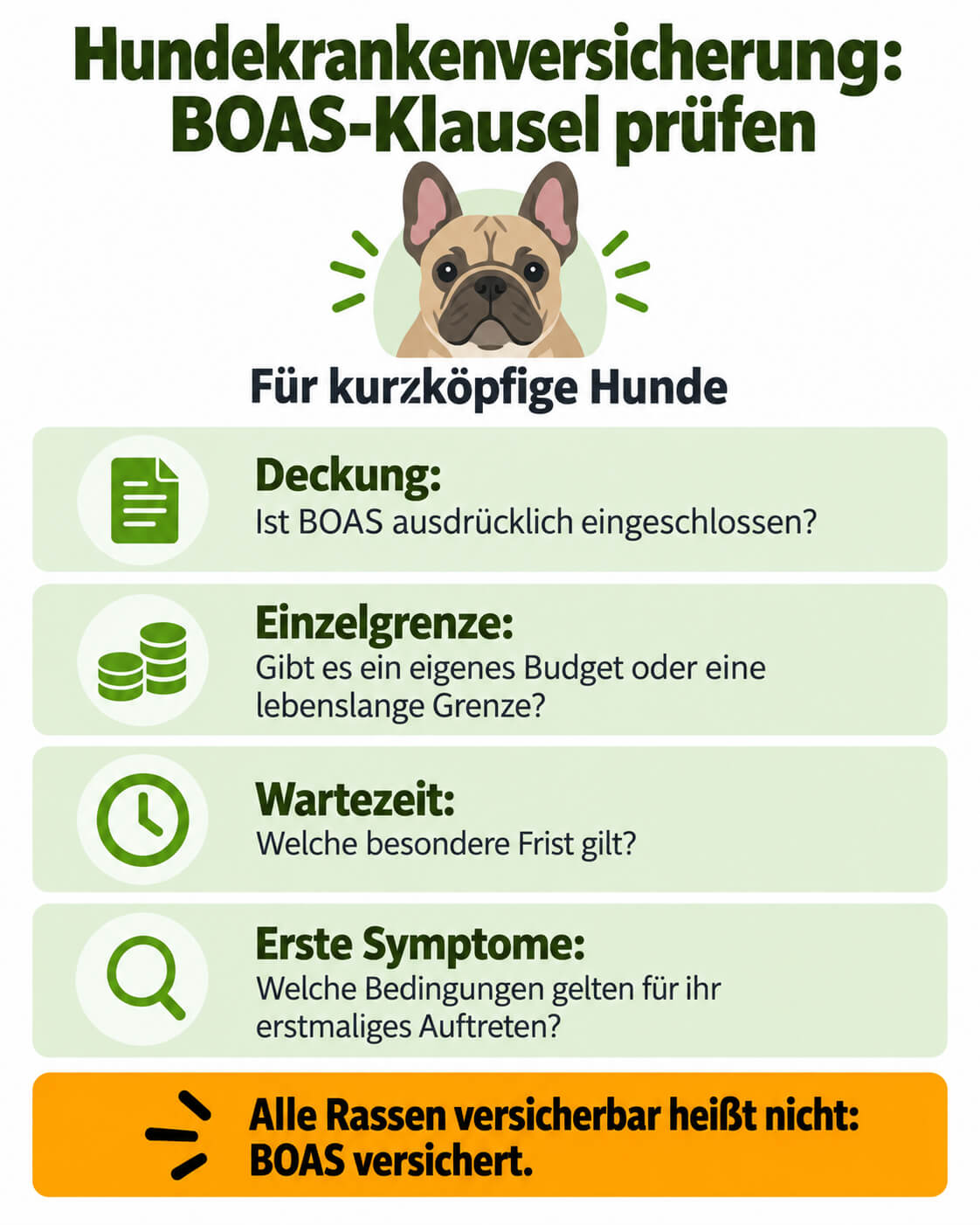 hundekrankenversicherung-boas-klausel-wartezeit-kurzkoepfige-hunde Hundekrankenversicherung mit BOAS-Klausel und Wartezeit bei kurzköpfigen Hunden