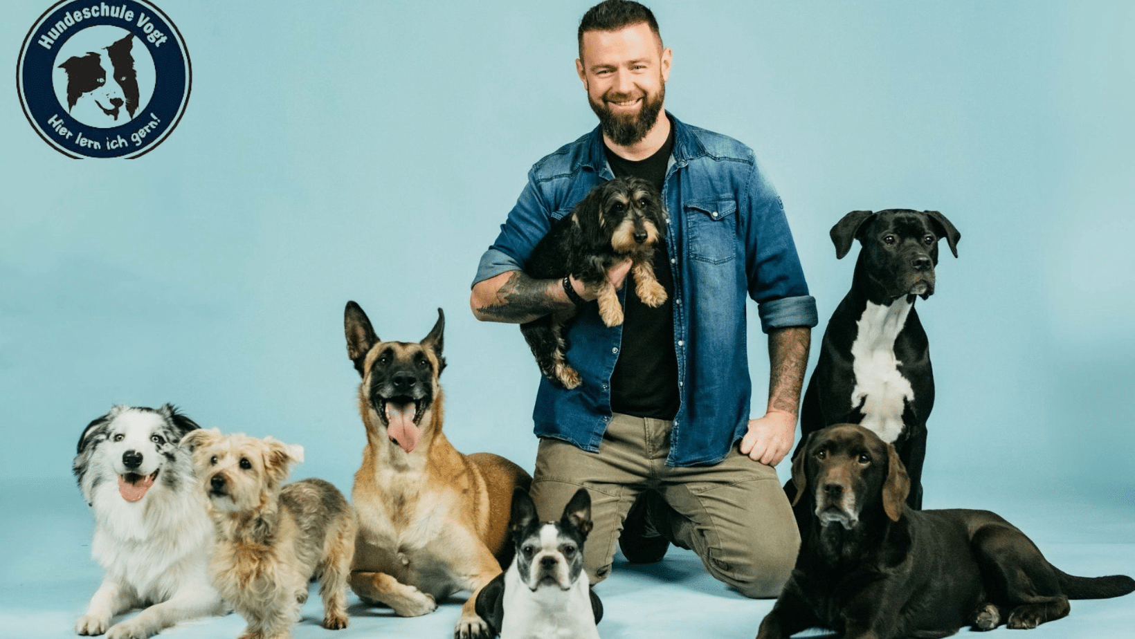 Andre Vogt Hundeschule Vogt mit Hunden