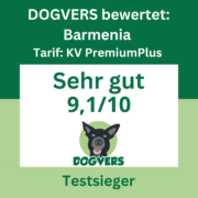 Hundekrankenversicherung Test Barmenia KV Premium Plus Leistungssieger sehr gut