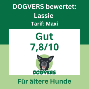 Bewertung Lassie Hundekrankenversicherung Tarif Maxi Urteil gut