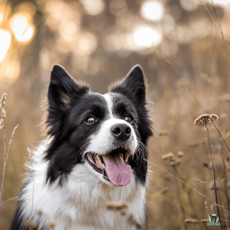 Border Collie ist konzentriert