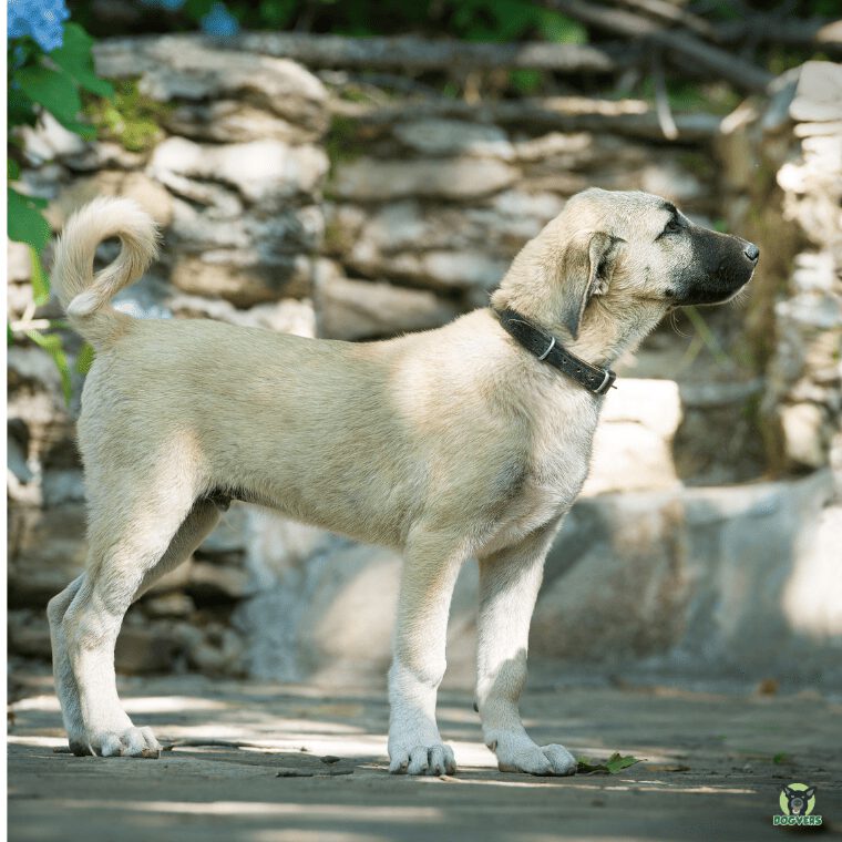 Junger Kangal beobachtet
