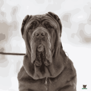 Der sanfte Kollos ist eine besondere Hunderasse, der Mastino Napoletano