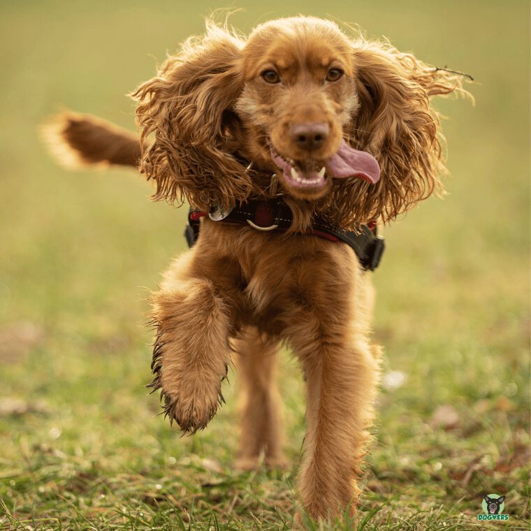 Cocker Spaniel kommt angelaufen